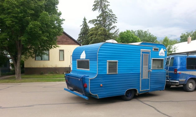 A 1967 Tee-Pee trailer owned by Terri Mason. 