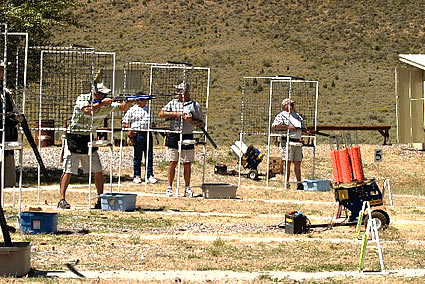 Person at the shooting range