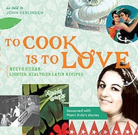 The cover of To Cook is to Love by John Verlinden. 