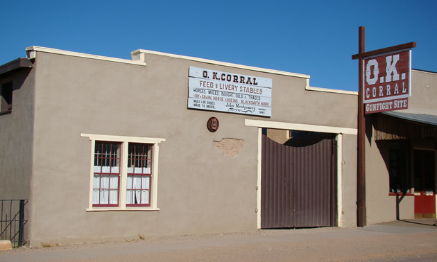 exterior of the OK Corral