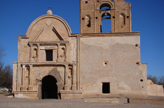 Spanish mission style church 