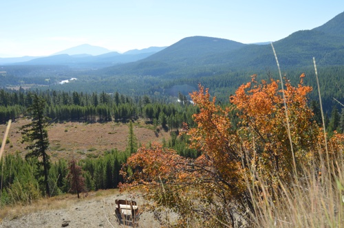 The view from the top of sunflower hill near Kimberley, B.C.