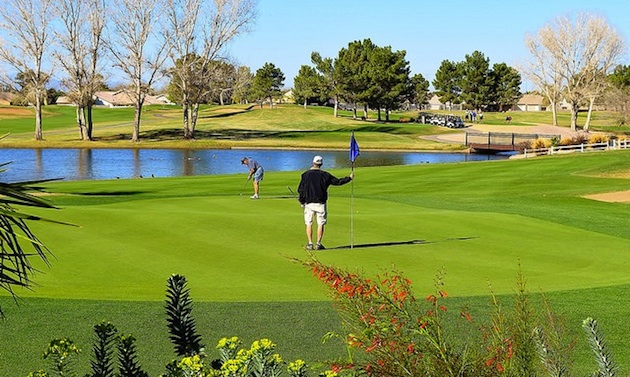 Hole 9 at Viewpoint's championshiph golf course.