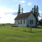 All Saints Anglican Church next to East Shoal Lake.