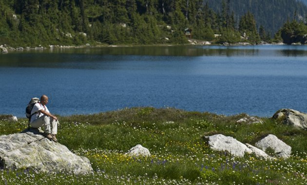 Rainbow Lake, for hiking and camping in Whistler, BC