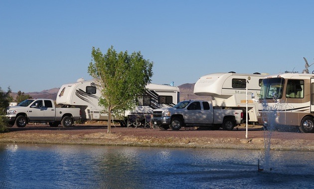 The Wilson's 2008 Prowler parked at  Route 66 RV park. 