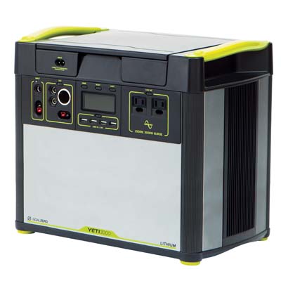 Goal Zero Yeti Lithium 3000 portable power station. 