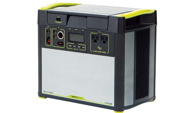 Goal Zero Yeti Lithium 3000 portable power station. 