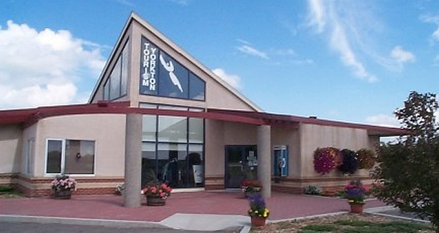 tourist information building for Yorkton, Saskatchewan