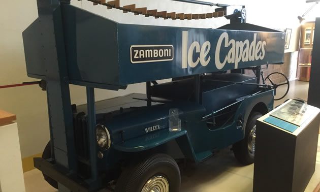 The #4 Zamboni, one of the original designs by Frank Zamboni. 