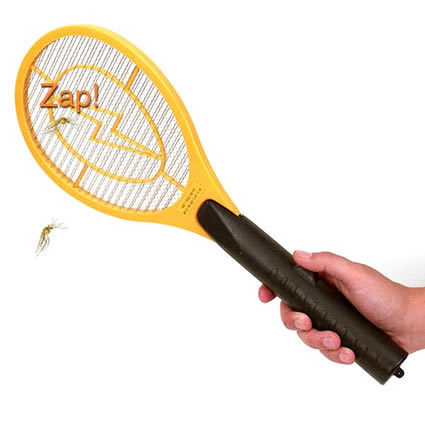 Hand-held mosquito zapper